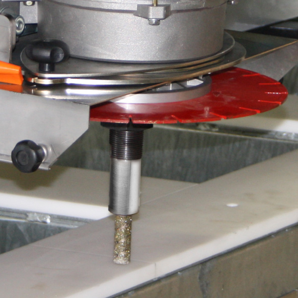 90 degree cutting Tool ½ Gas connection with water flow inside